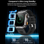 Smartwatch sportivo QS39 da 2,01 pollici con Bluetooth 5.3, supporto per chiamate vocali, monitoraggio del sonno, della frequenza cardiaca, dell'ossigeno nel sangue e della pressione sanguigna.
