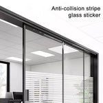 Confezione da 5 adesivi antistatici a strisce per vetro satinato per la privacy, antiurto e per la protezione della privacy., Small Stripes 30cm x 1m, Small Stripes 40cm x 1m, Small Stripes 50cm x 1m, Large Stripes 30cm x 1m, Large Stripes 40cm x 1m   ...