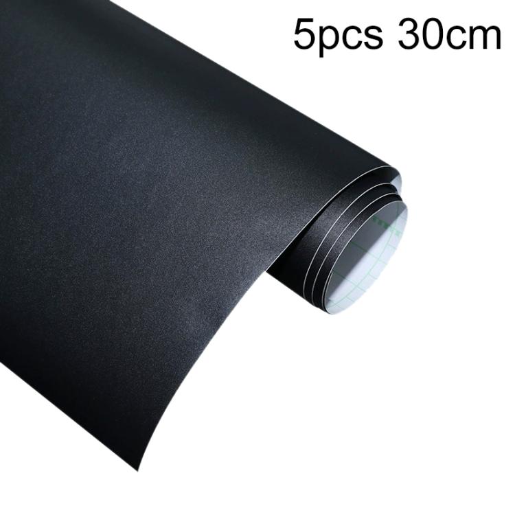 5 pezzi/confezione Pellicola adesiva in PVC per sfondo di vetro per acquario con effetto elettricità statica, Frosted Black 30cm x 1m, Frosted Black 40cm x 1m, Frosted Black 50cm x 1m