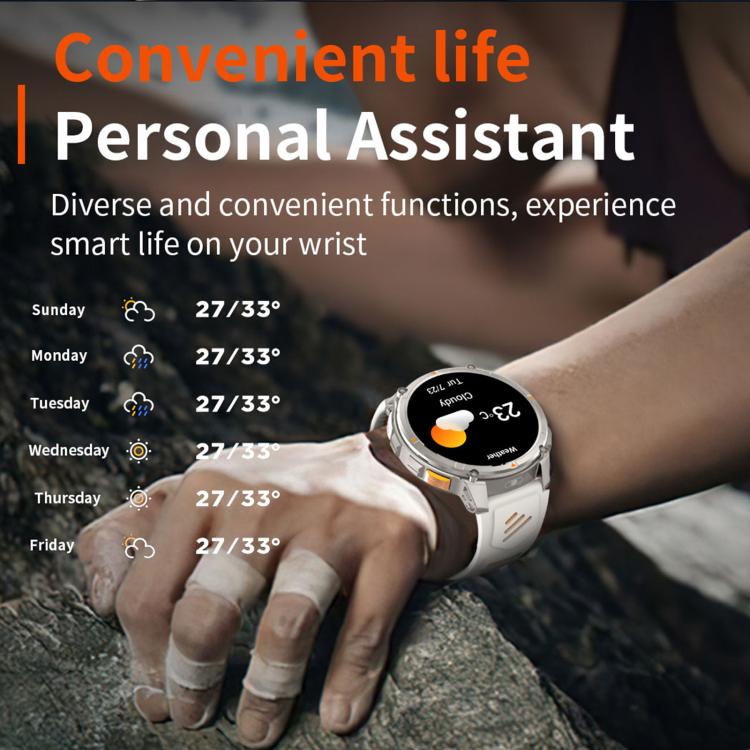 Smartwatch sportivo QS10 da 1,7 pollici con Bluetooth 5.2, supporto per il monitoraggio del sonno, della frequenza cardiaca e della pressione sanguigna.