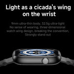 Smartwatch sportivo QS12 da 1,83 pollici con Bluetooth 5.3, supporto per il monitoraggio del sonno, della frequenza cardiaca e dell'ossigeno nel sangue.