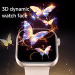 Smartwatch sportivo QS12 da 1,83 pollici con Bluetooth 5.3, supporto per il monitoraggio del sonno, della frequenza cardiaca e dell'ossigeno nel sangue.