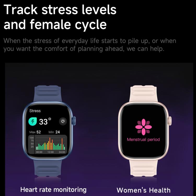 Smartwatch sportivo QS12 da 1,83 pollici con Bluetooth 5.3, supporto per il monitoraggio del sonno, della frequenza cardiaca e dell'ossigeno nel sangue.