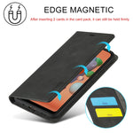 Custodia portafoglio in pelle PU e TPU per Samsung Galaxy M11 e A