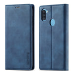 Custodia portafoglio in pelle PU e TPU per Samsung Galaxy M11 e A