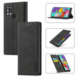 Custodia portafoglio in pelle PU e TPU per Samsung Galaxy M11 e A
