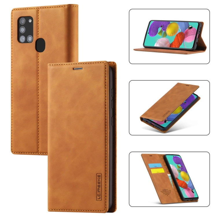 Custodia portafoglio in pelle PU e TPU per Samsung Galaxy M11 e A