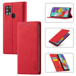 Custodia portafoglio in pelle PU e TPU per Samsung Galaxy M11 e A