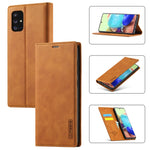 Custodia portafoglio in pelle PU e TPU per Samsung Galaxy M11 e A