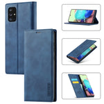 Custodia portafoglio in pelle PU e TPU per Samsung Galaxy M11 e A