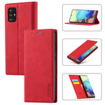 Custodia portafoglio in pelle PU e TPU per Samsung Galaxy M11 e A