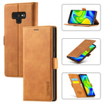 Custodia portafoglio in pelle PU per Samsung Galaxy Note9