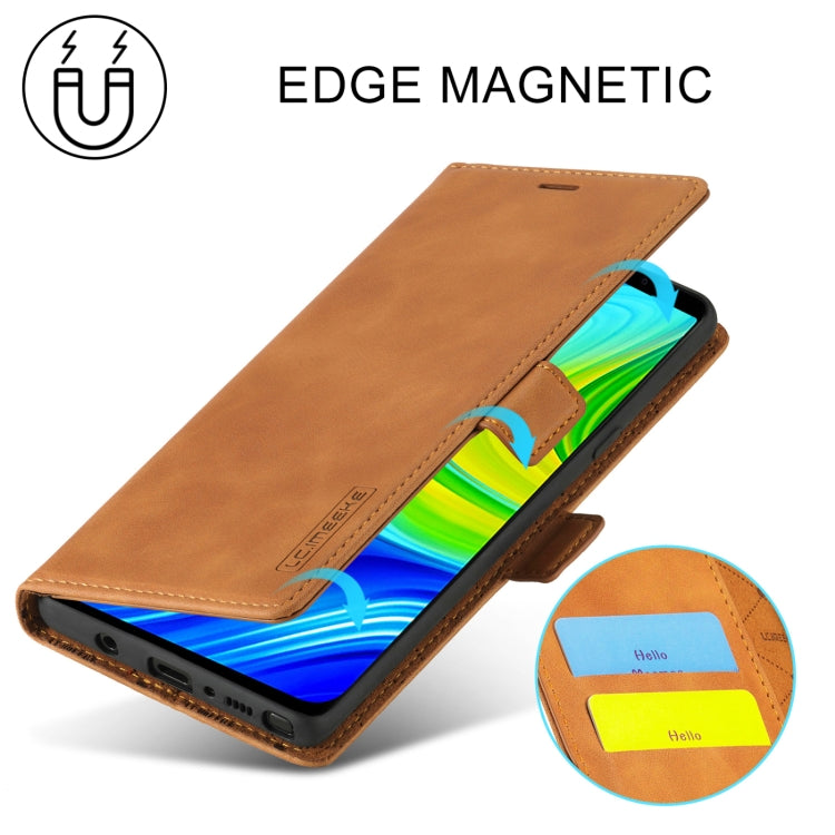 LC.IMEEK Forte magnetismo Ultra-sottile Flip orizzontale TPU opaco antiurto + Custodia in pelle PU con supporto e slot per schede e portafoglio, For Samsung Galaxy Note9