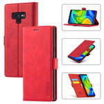 Custodia portafoglio in pelle PU per Samsung Galaxy Note9