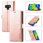 Custodia portafoglio in pelle PU per Samsung Galaxy Note9
