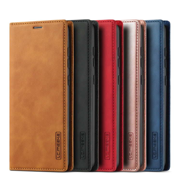 LC.IMEEK Forte magnetismo Ultra-sottile Flip orizzontale TPU opaco antiurto + Custodia in pelle PU con supporto e slot per schede e portafoglio, For Samsung Galaxy Note10+, For Samsung Galaxy Note10, For Samsung Galaxy Note20 Ultra                     ...