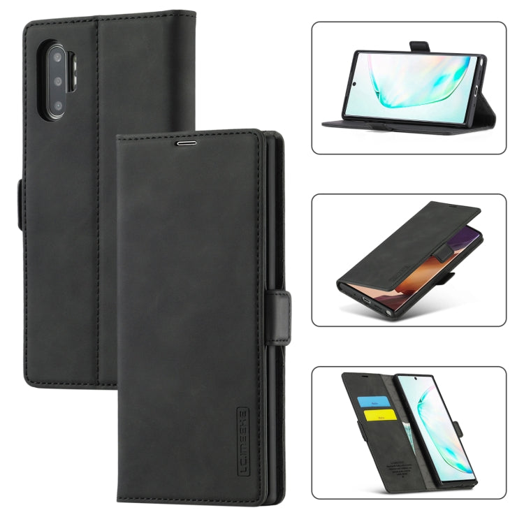 LC.IMEEK Forte magnetismo Ultra-sottile Flip orizzontale TPU opaco antiurto + Custodia in pelle PU con supporto e slot per schede e portafoglio, For Samsung Galaxy Note10+, For Samsung Galaxy Note10, For Samsung Galaxy Note20 Ultra                     ...
