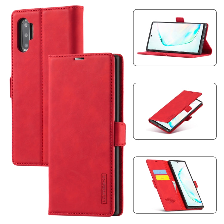 LC.IMEEK Forte magnetismo Ultra-sottile Flip orizzontale TPU opaco antiurto + Custodia in pelle PU con supporto e slot per schede e portafoglio, For Samsung Galaxy Note10+, For Samsung Galaxy Note10, For Samsung Galaxy Note20 Ultra                     ...
