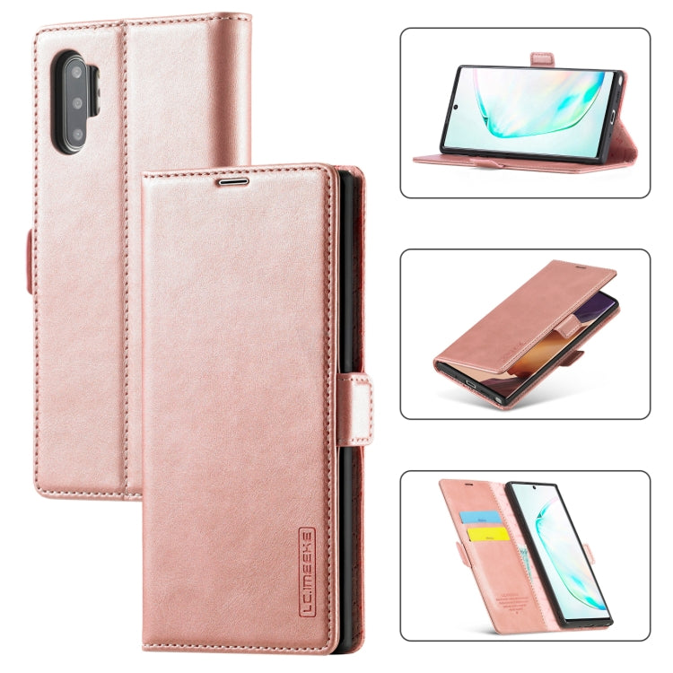 LC.IMEEK Forte magnetismo Ultra-sottile Flip orizzontale TPU opaco antiurto + Custodia in pelle PU con supporto e slot per schede e portafoglio, For Samsung Galaxy Note10+, For Samsung Galaxy Note10, For Samsung Galaxy Note20 Ultra                     ...