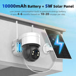 Telecamera di sicurezza PTZ da esterno a basso consumo energetico RH-BC10T 4G 3MP alimentata a energia solare., RH-BC10T