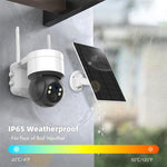 Telecamera di sicurezza PTZ da esterno a basso consumo energetico RH-BC10T 4G 3MP alimentata a energia solare., RH-BC10T