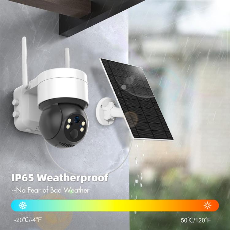 Telecamera di sicurezza PTZ da esterno a basso consumo energetico RH-BC10T 4G 3MP alimentata a energia solare., RH-BC10T