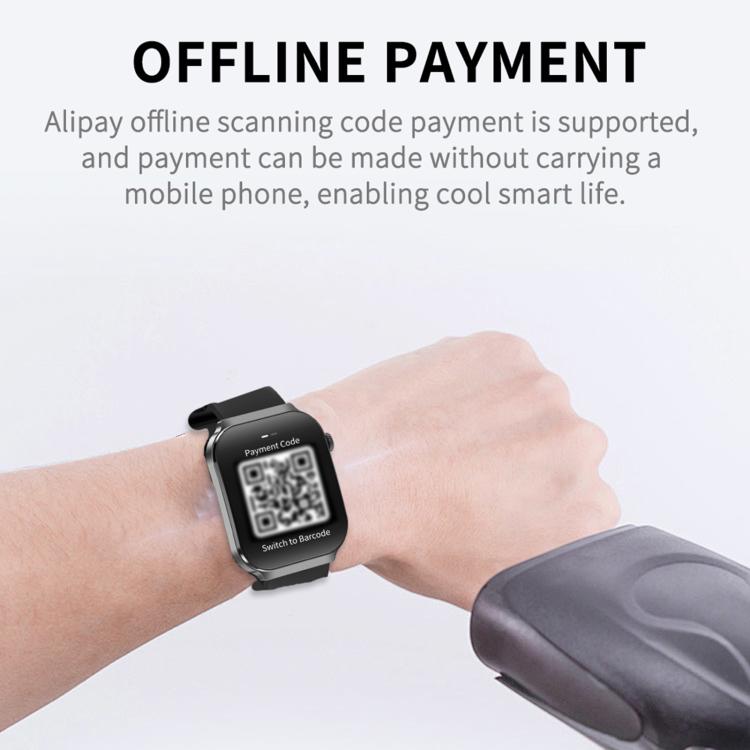 Smartwatch sportivo QS21 da 2,2 pollici con Bluetooth 5.3, supporto per il monitoraggio del sonno, della frequenza cardiaca, dell'ossigeno nel sangue, della pressione sanguigna e della variabilità della frequenza cardiaca (HRV).