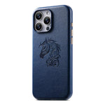 Custodia per telefono ESEBLE B1 con cinque fiori e cavallo, For iPhone 16 Pro Max, For iPhone 16 Pro