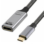 8K 60Hz 48Gbps Active Type-C Male to HDTV2.1 Converter, Type-C Male to HDTV2.1