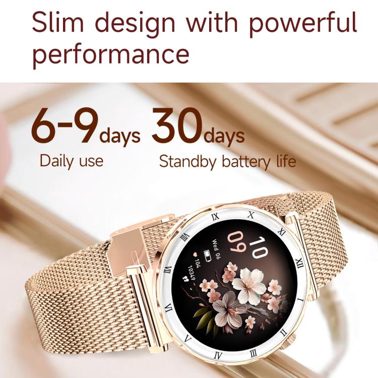 Orologio sportivo intelligente da donna QS22 con display AMOLED da 1,19 pollici
