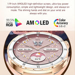 Orologio sportivo intelligente da donna QS22 con display AMOLED da 1,19 pollici