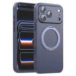 Custodia magnetica per telefono in ecopelle con supporto girevole a 360 gradi, For iPhone 17 Pro Max, For iPhone 17 Pro, For iPhone 17