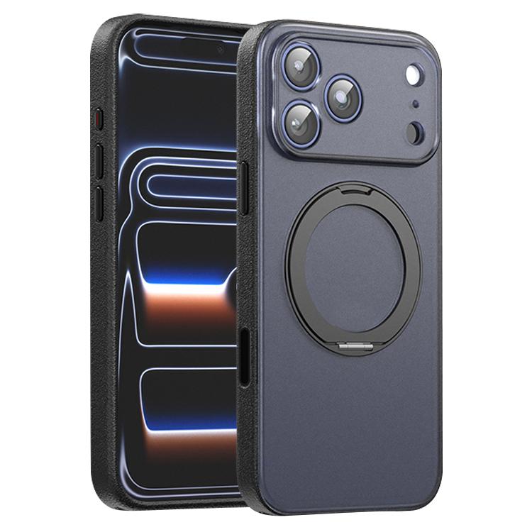 Custodia magnetica per telefono in ecopelle con supporto girevole a 360 gradi, For iPhone 17 Pro Max, For iPhone 17 Pro, For iPhone 17