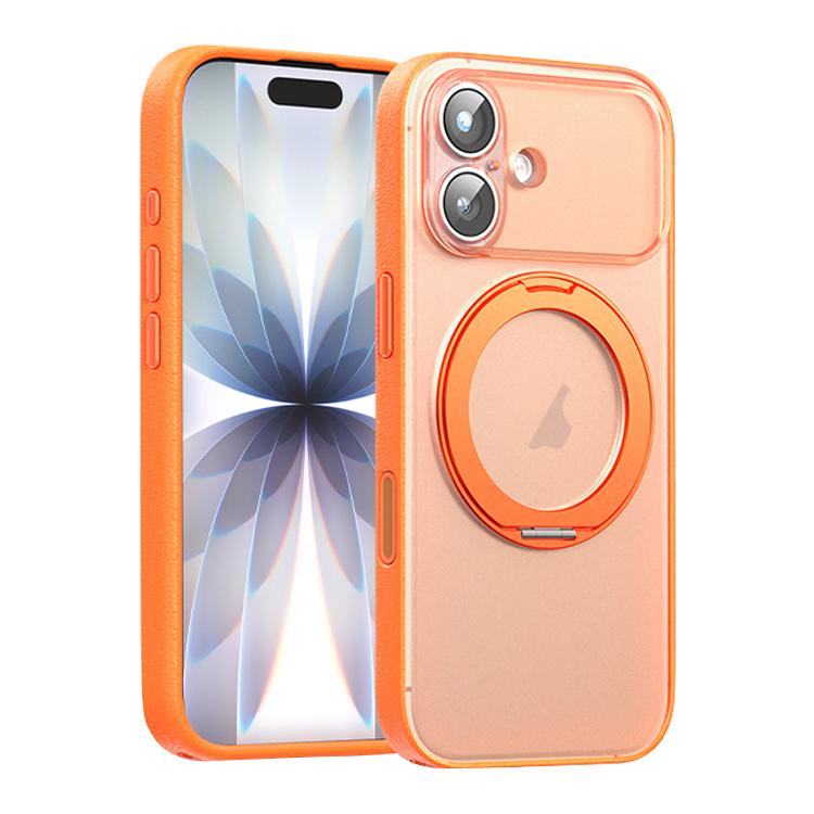 Custodia magnetica per telefono in ecopelle con supporto girevole a 360 gradi, For iPhone 17 Pro Max, For iPhone 17 Pro, For iPhone 17