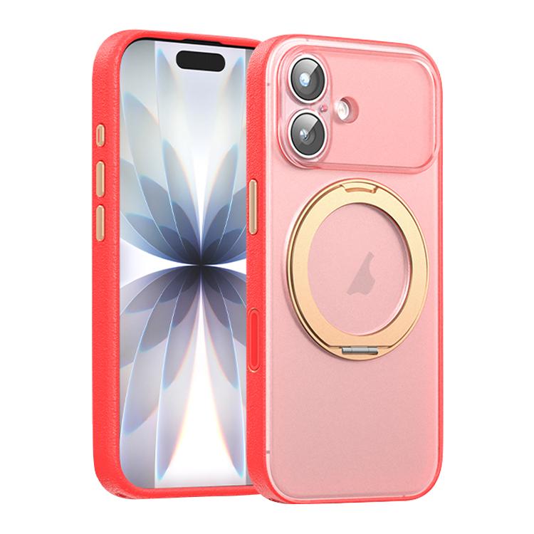 Custodia magnetica per telefono in ecopelle con supporto girevole a 360 gradi, For iPhone 17 Pro Max, For iPhone 17 Pro, For iPhone 17