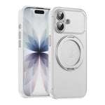 Custodia magnetica per telefono in ecopelle con supporto girevole a 360 gradi, For iPhone 17 Pro Max, For iPhone 17 Pro, For iPhone 17