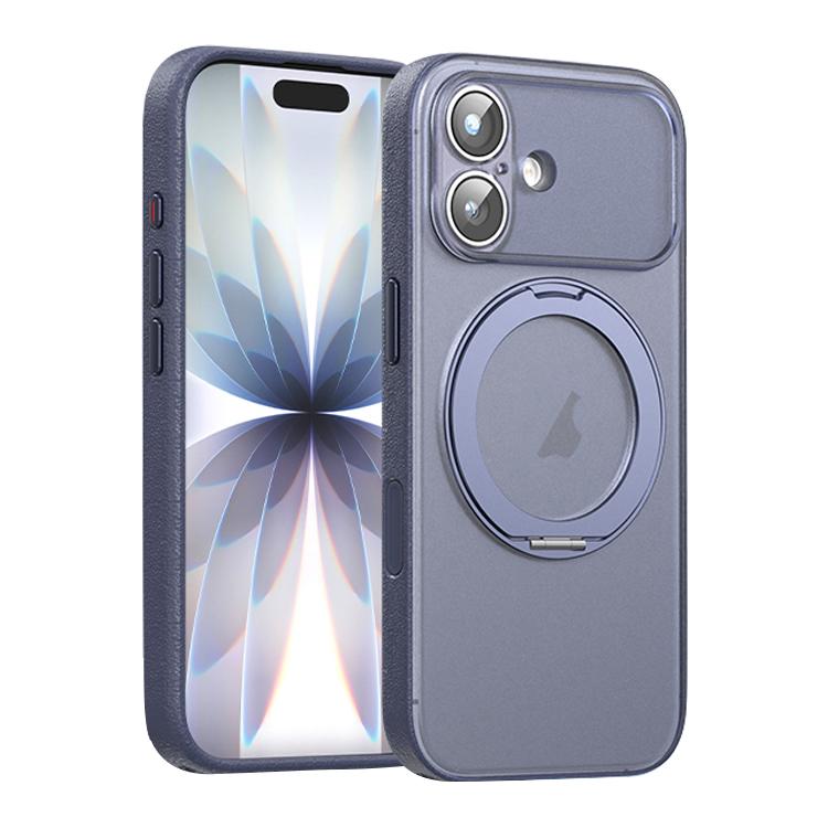 Custodia magnetica per telefono in ecopelle con supporto girevole a 360 gradi, For iPhone 17 Pro Max, For iPhone 17 Pro, For iPhone 17