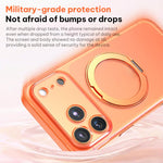 Custodia magnetica per telefono in ecopelle con supporto girevole a 360 gradi, For iPhone 17 Pro Max, For iPhone 17 Pro, For iPhone 17