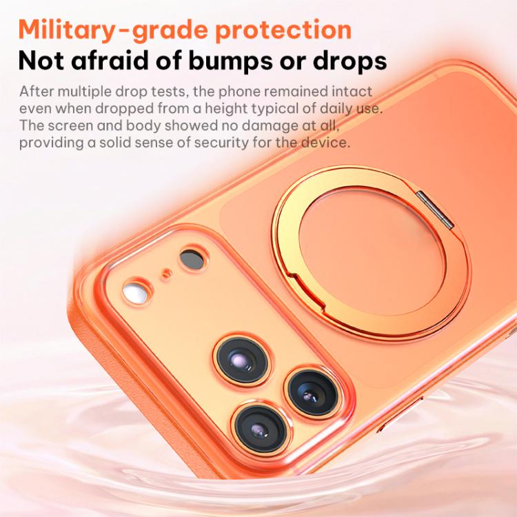 Custodia magnetica per telefono in ecopelle con supporto girevole a 360 gradi, For iPhone 17 Pro Max, For iPhone 17 Pro, For iPhone 17