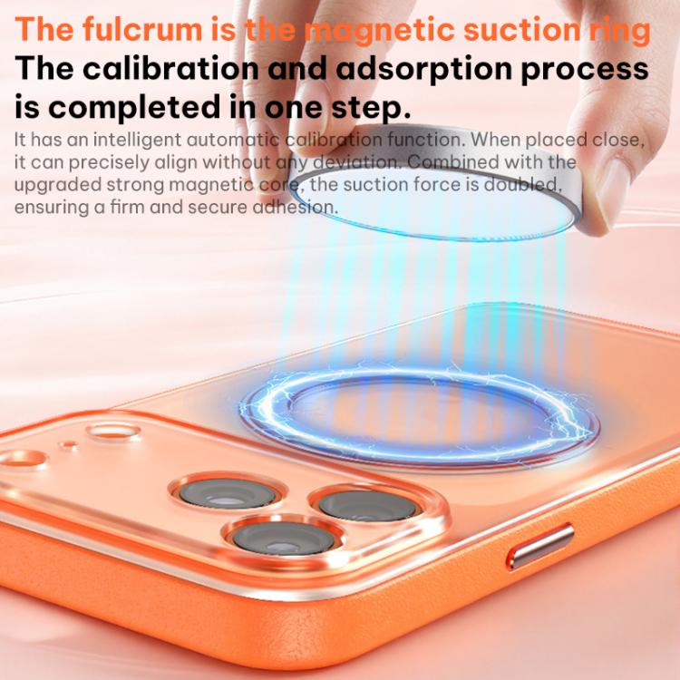 Custodia magnetica per telefono in ecopelle con supporto girevole a 360 gradi, For iPhone 17 Pro Max, For iPhone 17 Pro, For iPhone 17