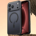 Custodia magnetica per telefono in similpelle vegana, For iPhone 17 Pro Max, For iPhone 17 Pro, For iPhone 17