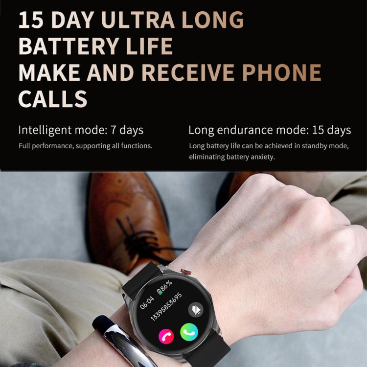 Orologio sportivo intelligente QS25 con display IPS da 1,43 pollici, supporto per chiamate Bluetooth e gestione della salute.