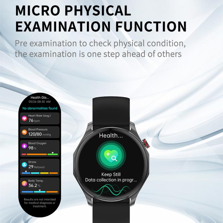 Orologio sportivo intelligente QS25 con display IPS da 1,43 pollici, supporto per chiamate Bluetooth e gestione della salute.