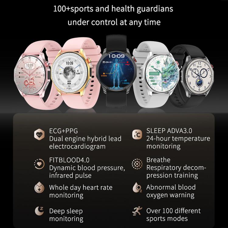 Orologio sportivo intelligente QS25 con display IPS da 1,43 pollici, supporto per chiamate Bluetooth e gestione della salute.