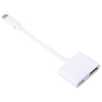 Adattatore AV digitale da USB-C/Type-C a HDMI+USB-C/Type-C 4K/60Hz, Type-C 4K/60HZ
