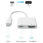 Adattatore AV digitale da USB-C/Type-C a HDMI+USB-C/Type-C 4K/60Hz, Type-C 4K/60HZ