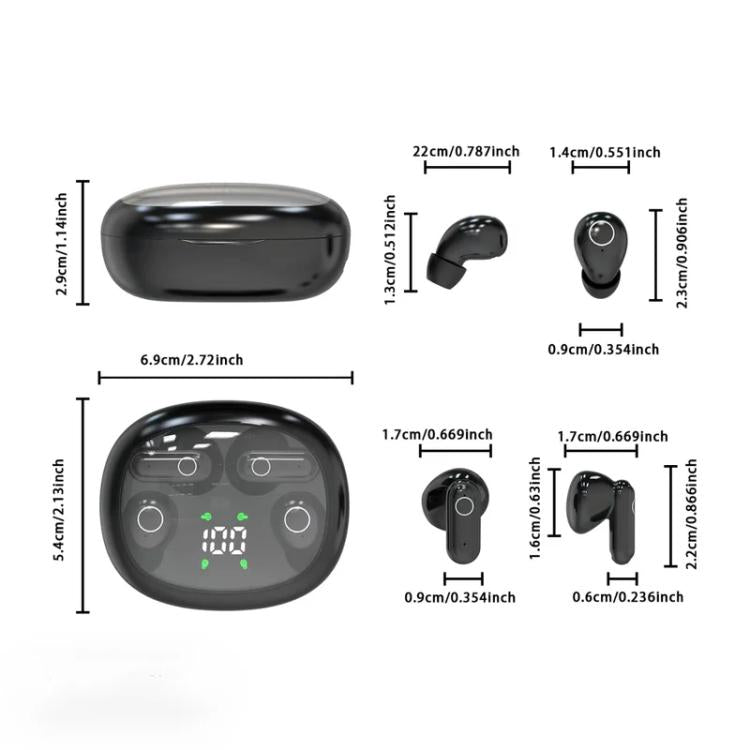 SK35 Mini auricolari Bluetooth in-ear indolori per quattro orecchie