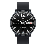 Orologio sportivo intelligente QS80 Pro con display AMOLED da 1,32 pollici e supporto per il monitoraggio della frequenza cardiaca.