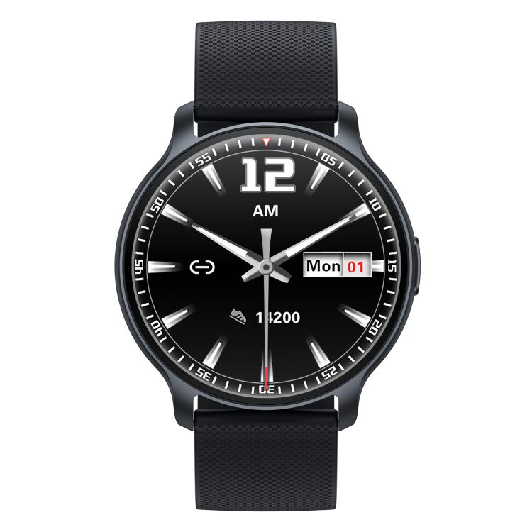 Orologio sportivo intelligente QS80 Pro con display AMOLED da 1,32 pollici e supporto per il monitoraggio della frequenza cardiaca.