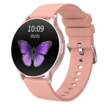 Orologio sportivo intelligente QS80 Pro con display AMOLED da 1,32 pollici e supporto per il monitoraggio della frequenza cardiaca.